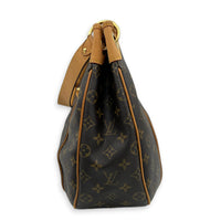 Galliera Monogram Shoulder Bag in Monogram Coated Canvas, Gold hardware