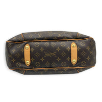 Galliera Monogram Shoulder Bag in Monogram Coated Canvas, Gold hardware