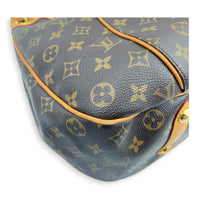 Galliera Monogram Shoulder Bag in Monogram Coated Canvas, Gold hardware
