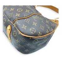 Galliera Monogram Shoulder Bag in Monogram Coated Canvas, Gold hardware