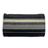 Deauville Black Tote Bag in Canvas, Silver hardware