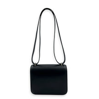 Constance 18 Black & Ombré Lizard Crossbody Bag in Monsieur Leather, Palladium hardware