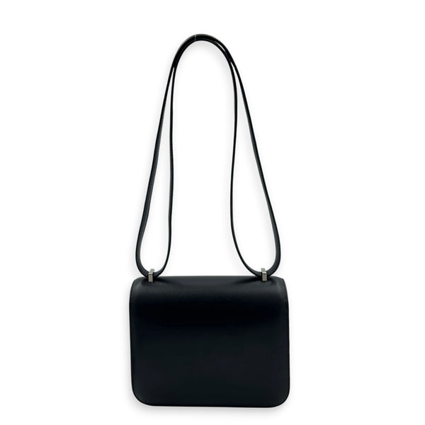 Constance 18 Black & Ombré Lizard Crossbody Bag in Monsieur Leather, Palladium hardware