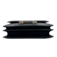Constance 18 Black & Ombré Lizard Crossbody Bag in Monsieur Leather, Palladium hardware