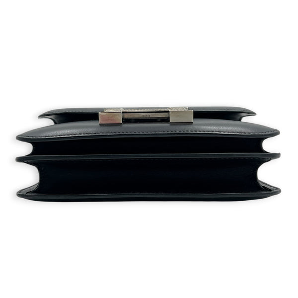 Constance 18 Black & Ombré Lizard Crossbody Bag in Monsieur Leather, Palladium hardware