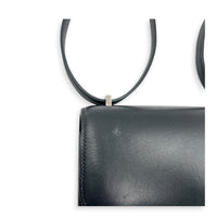 Constance 18 Black & Ombré Lizard Crossbody Bag in Monsieur Leather, Palladium hardware