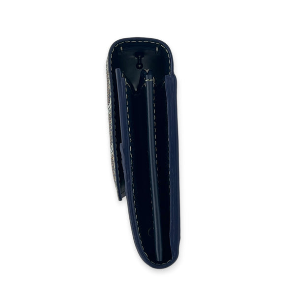 Varenne Wallet On Chain Blue, Silver hardware