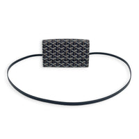 Varenne Wallet On Chain Blue, Silver hardware