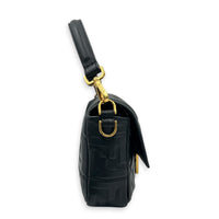 Baguette Shoulder Bag Black in Lambskin, Gold hardware