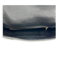Baguette Shoulder Bag Black in Lambskin, Gold hardware