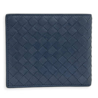 Intrecciato Wallet Grey in Calfskin
