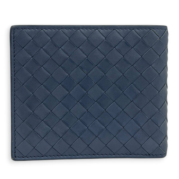 Intrecciato Wallet Grey in Calfskin