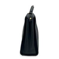 Peekaboo Top Handle Bag Black in Calfskin, Gold hardware