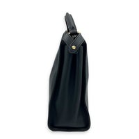 Peekaboo Top Handle Bag Black in Calfskin, Gold hardware