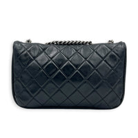 CC Chain Shoulder Bag Black, Ruthenium hardware