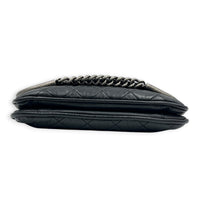 CC Chain Shoulder Bag Black, Ruthenium hardware