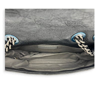 CC Chain Shoulder Bag Black, Ruthenium hardware