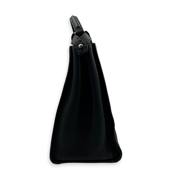 Peekaboo Top Handle Bag Black, Palladium hardware