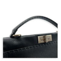 Peekaboo Top Handle Bag Black, Palladium hardware