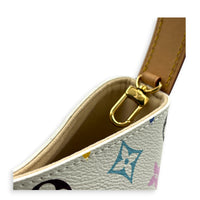 x Takashi Murakami All In BB White Bucket Bag in Coated Canvas, Gold hardware