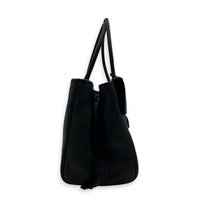Urban Essential Black Tote Bag in Calfskin, Gold hardware
