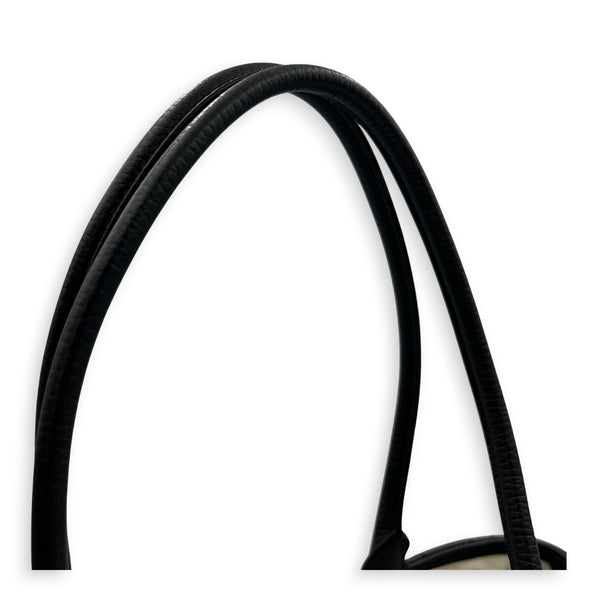 Urban Essential Black Tote Bag in Calfskin, Gold hardware