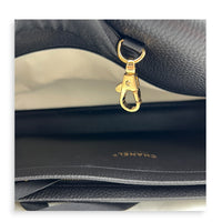 Urban Essential Black Tote Bag in Calfskin, Gold hardware
