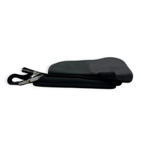 Saddle Crossbody Bag Black, Silver hardware