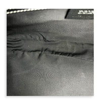 Saddle Crossbody Bag Black, Silver hardware