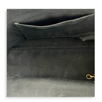 2.55 Tote Bag Black in Distressed Leather, Antique Brass hardware