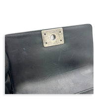 Boy Shoulder Bag Small Black, Ruthenium hardware