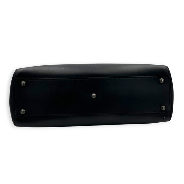Peekaboo Top Handle Bag Black in Calfskin, Mixed hardware