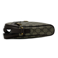 GG Supreme Messenger Beige in Coated Canvas, Antique Brass hardware