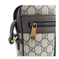 GG Supreme Messenger Beige in Coated Canvas, Antique Brass hardware