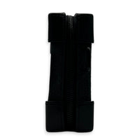 Soft Trunk Black Clutch in Taurillon Leather, Monochrome hardware