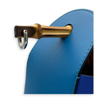 Ken Price Blue Bucket Bag in Calfskin, Palladium hardware