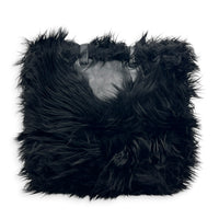 Fur Tote Bag Black in Faux Fur