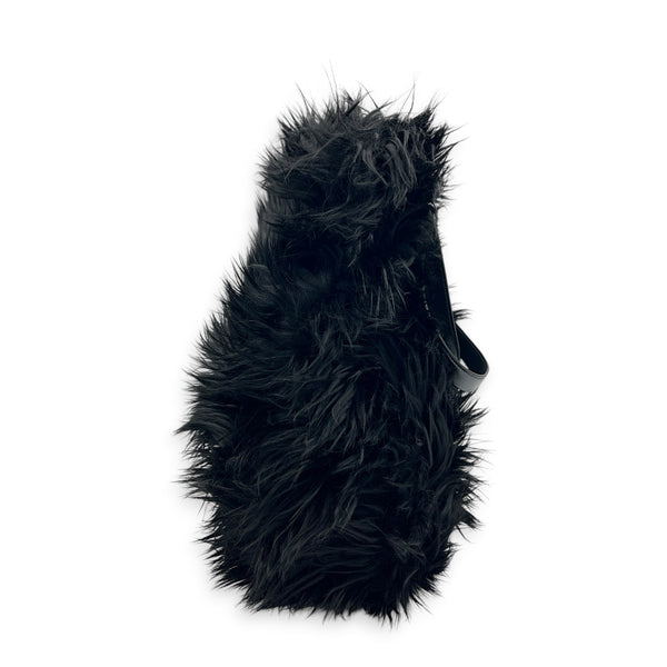 Fur Tote Bag Black in Faux Fur