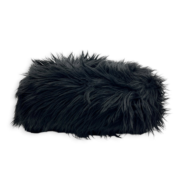 Fur Tote Bag Black in Faux Fur