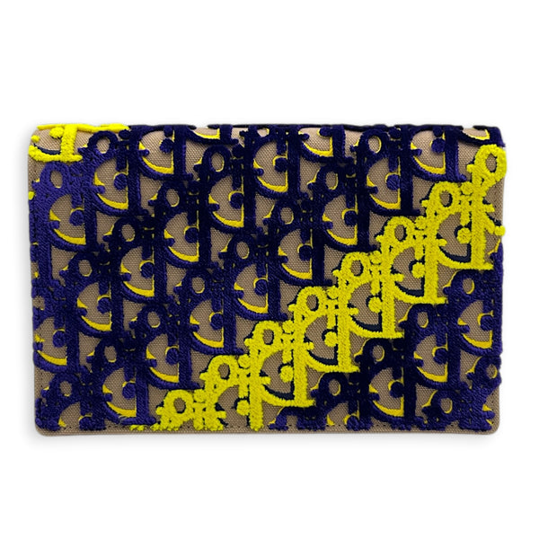 Diorama Wallet On Chain Multi-colour in Canvas, Light Gold hardware