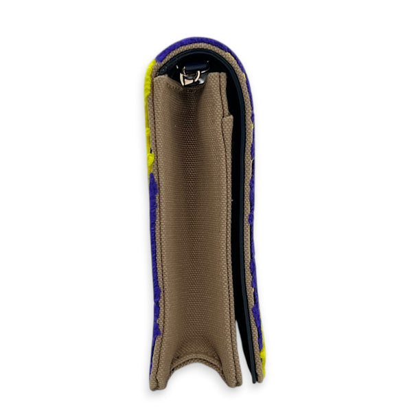 Diorama Wallet On Chain Multi-colour in Canvas, Light Gold hardware
