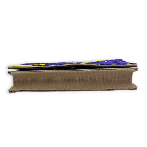 Diorama Wallet On Chain Multi-colour in Canvas, Light Gold hardware