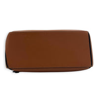 Puzzle Top Handle Bag Small Tan in Calfskin, Palladium hardware