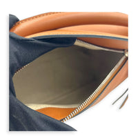 Puzzle Top Handle Bag Small Tan in Calfskin, Palladium hardware