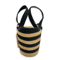 Raffia Elephant Tote Bag Beige in Raffia