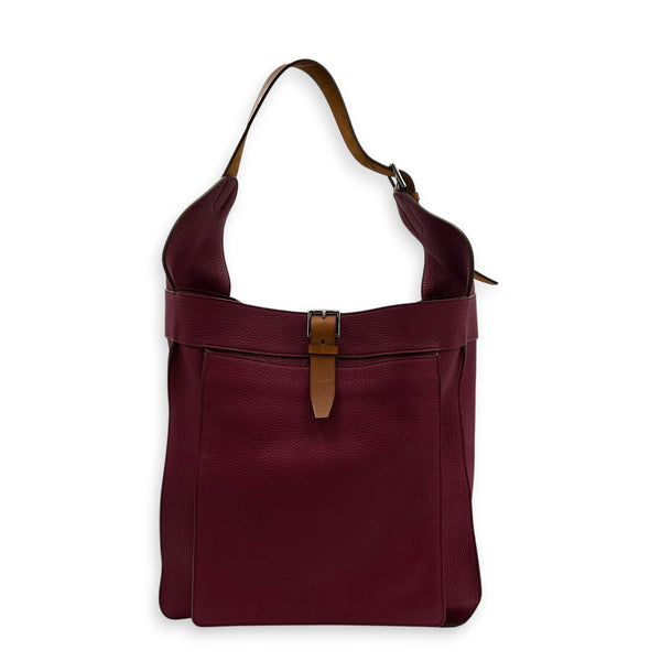 Marwari GM Pink Shoulder Bag in Clemence, Palladium hardware