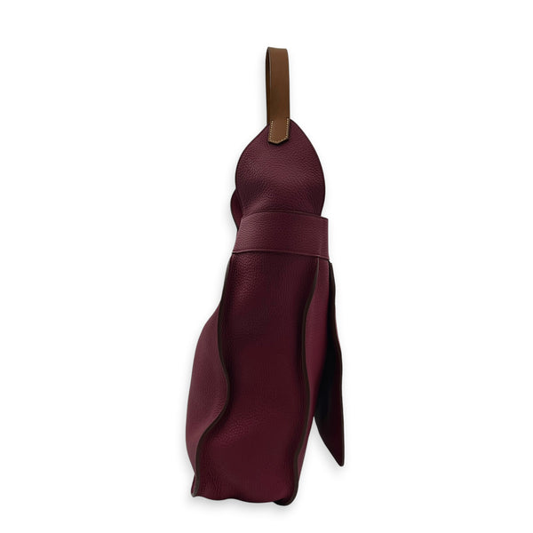 Marwari GM Pink Shoulder Bag in Clemence, Palladium hardware