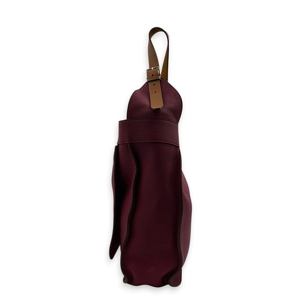 Marwari GM Pink Shoulder Bag in Clemence, Palladium hardware