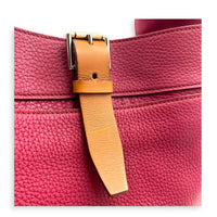 Marwari GM Pink Shoulder Bag in Clemence, Palladium hardware