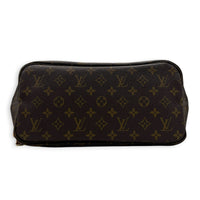 Neverfull MM Brown Tote Bag in Monogram Coated Canvas, Gold hardware